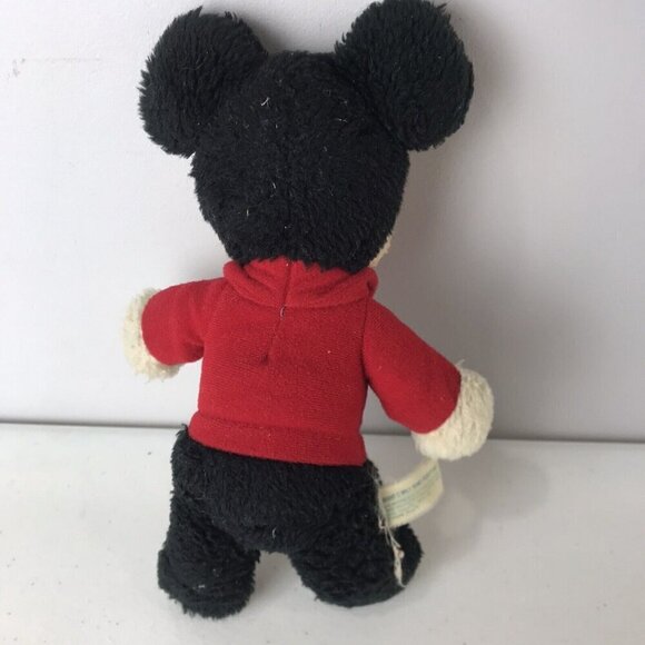 Vintage Walt Disney Productions Knickerbocker Mickey Mouse Plush Toy Stuffed - Picture 6 of 7